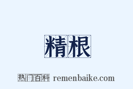 精根是什么意思的图片